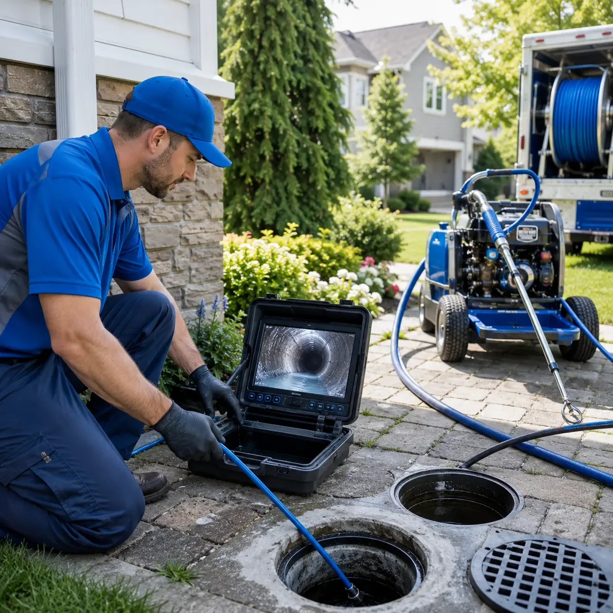 Outdoor drain cleaning professionals serving Pontotoc, MS