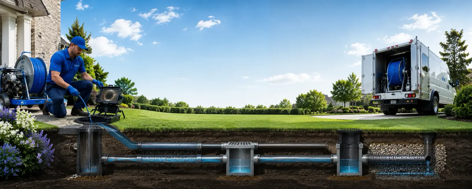 Outdoor drain cleaning information for Pontotoc, MS